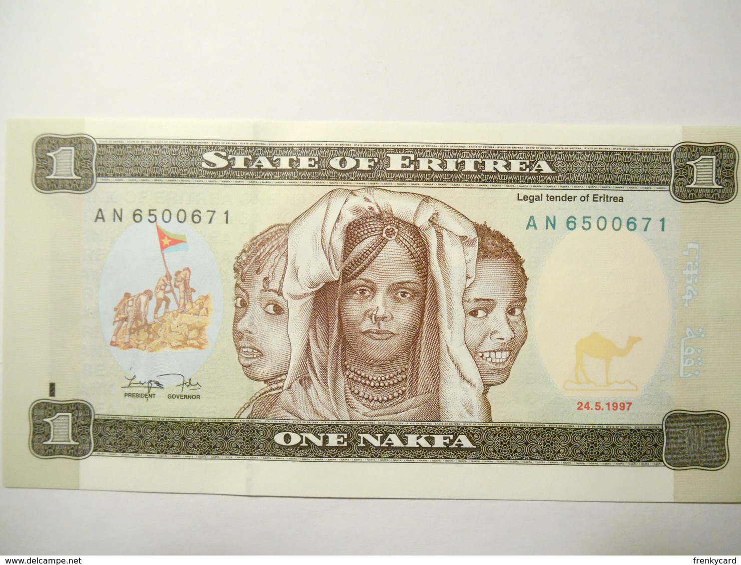 ERITREA 1 NAKFA 1997 UNC - Erythrée