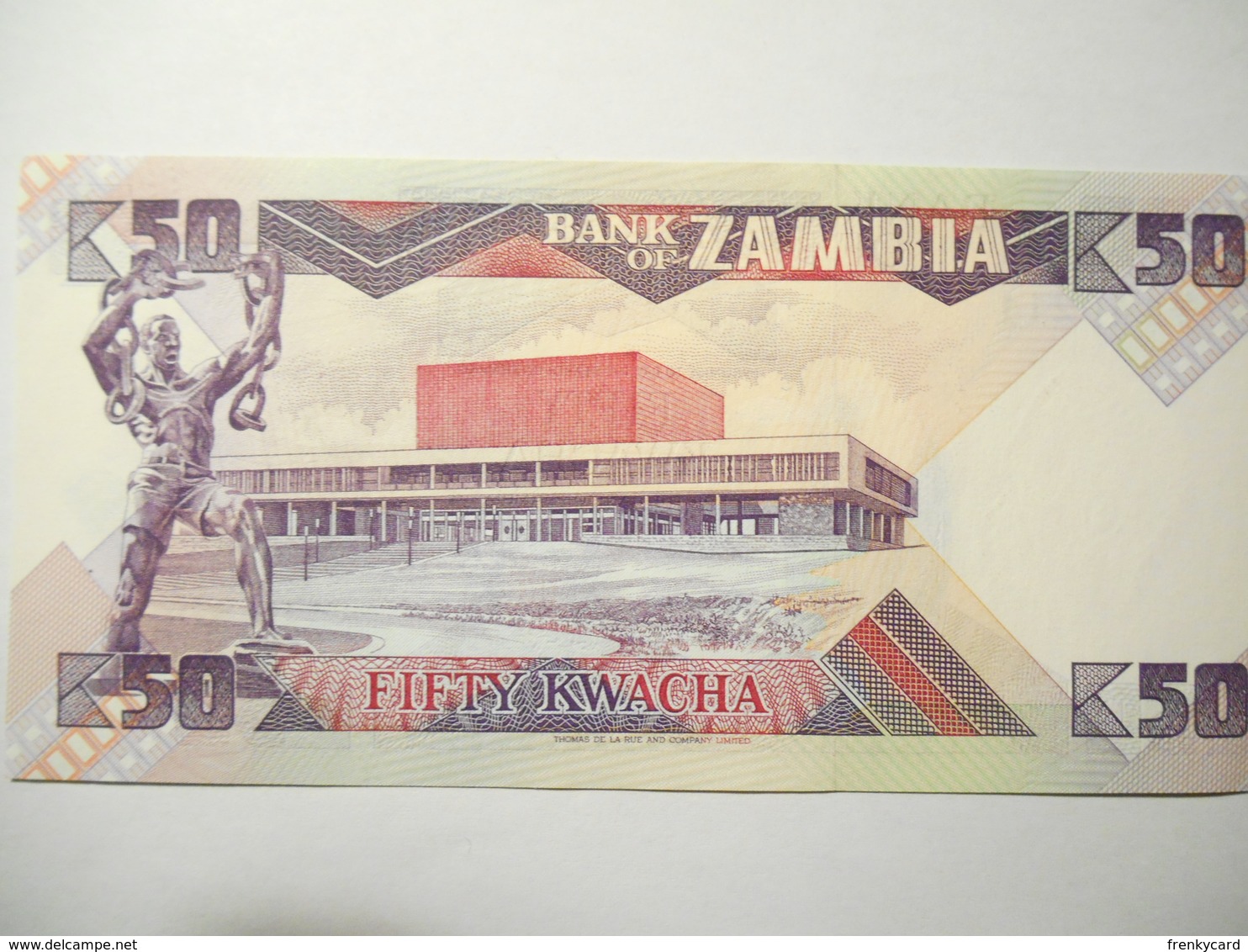 ZAMBIA 50 KWACHA UNC - Zambie