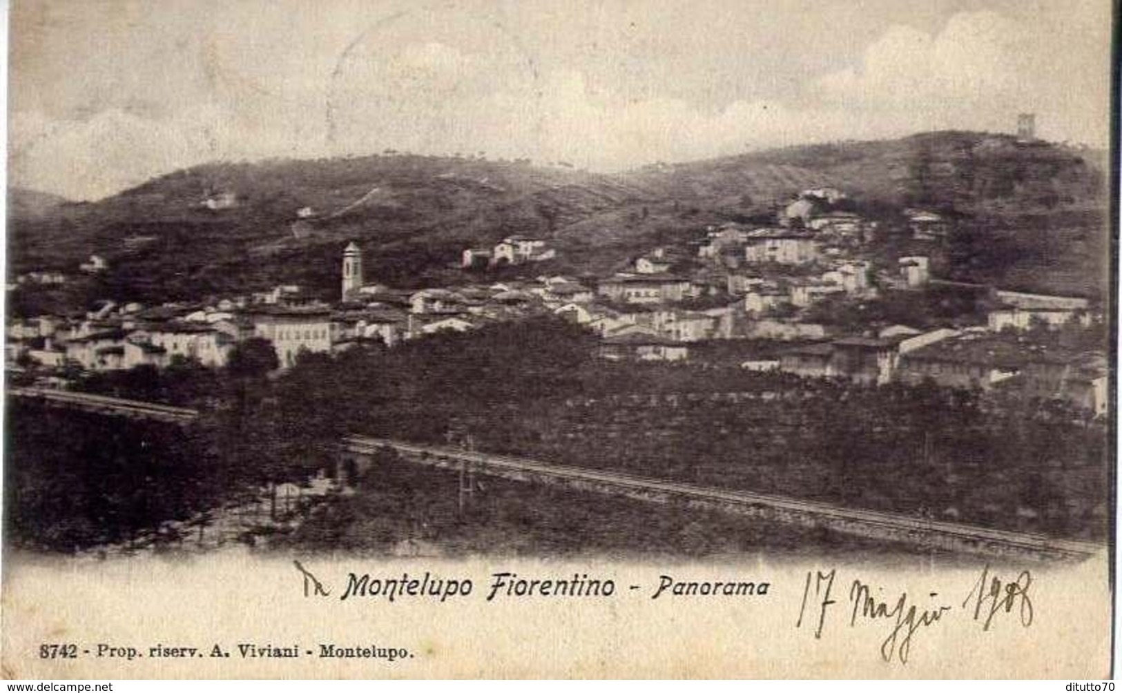 Montelupo Fiorentino - Panorama - Formato Piccolo Viaggiata – Ad - Firenze