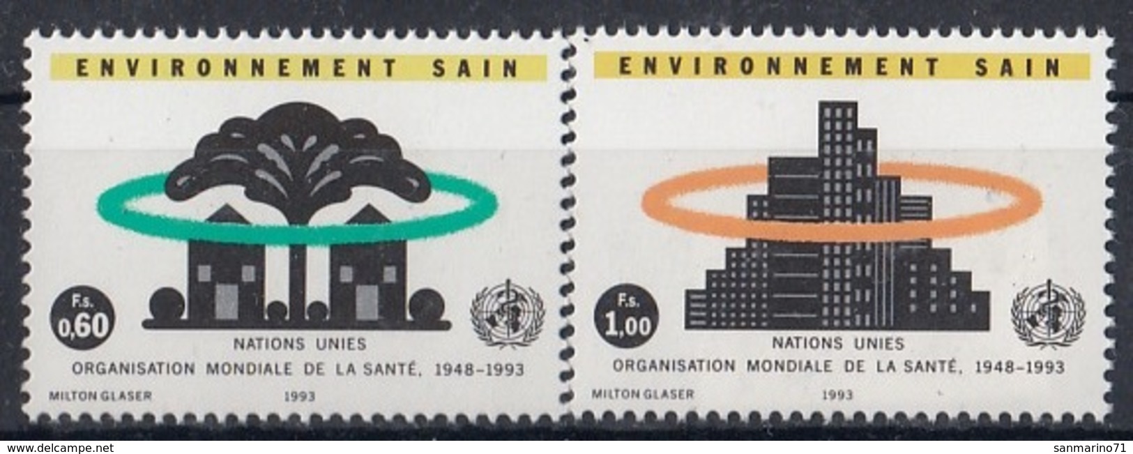 UNITED NATIONS Geneva 231-232,unused - Unused Stamps