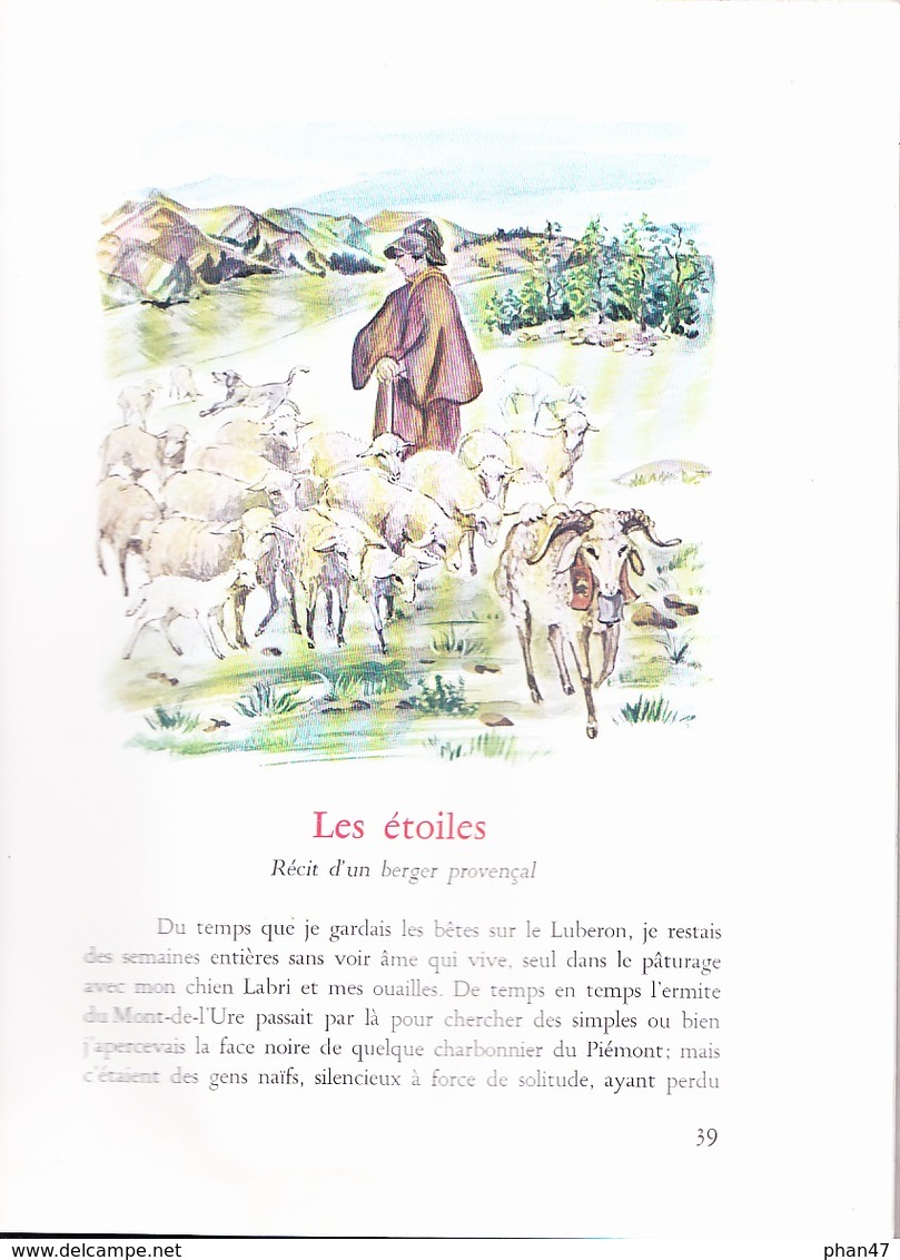 LETTRES DE MON MOULIN, Alphonse DAUDET, Illustrations De JANICOTTE, Ed.CASTERMAN 1976 - Casterman