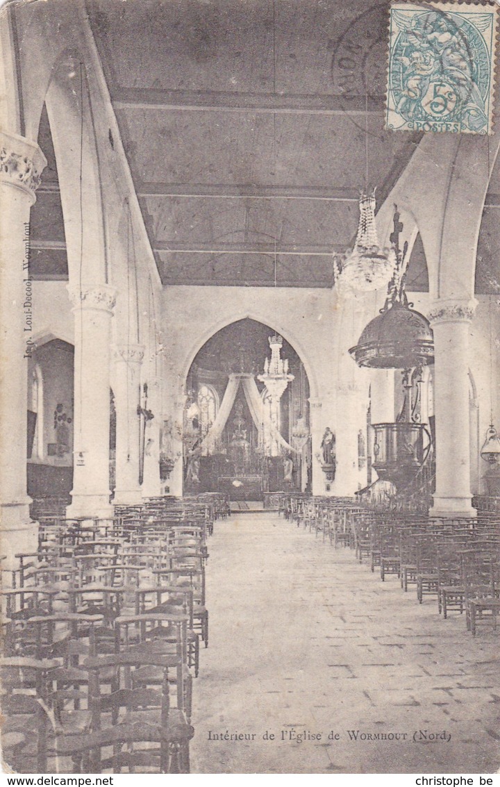 CPA Wormhout, Wormhoudt, Interieur De L'Eglise (pk46333) - Wormhout