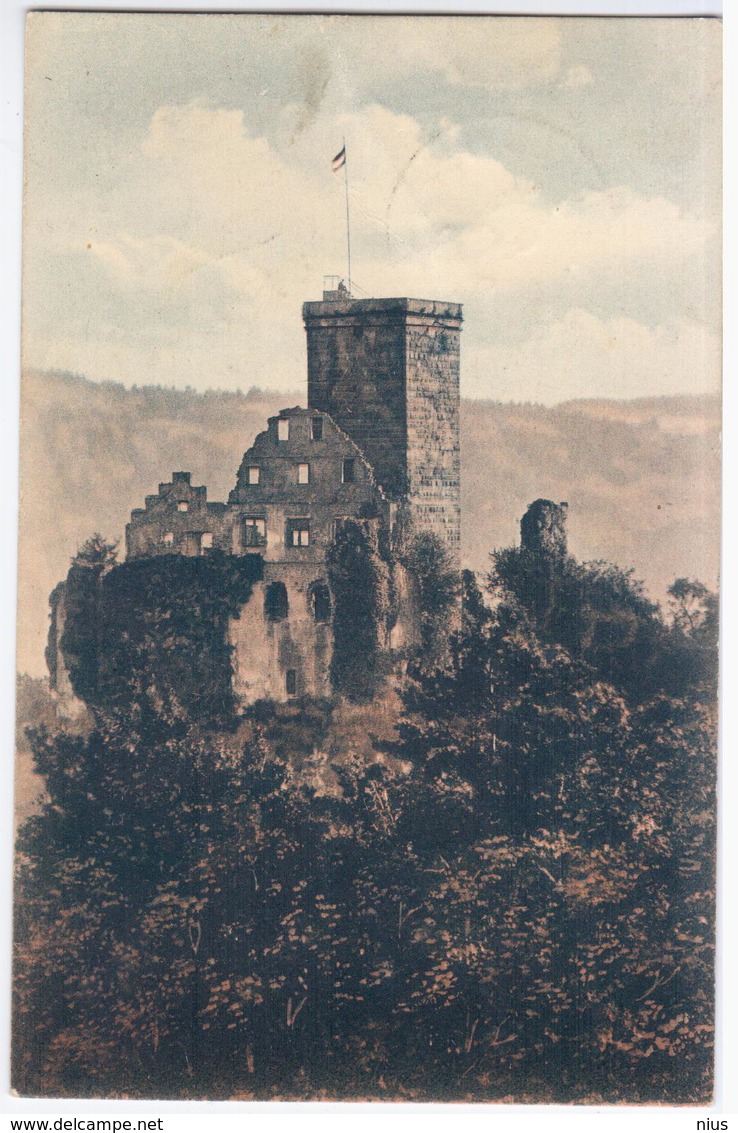 Germany Deutschland 1913 Burgruine Zavelstein, Schwarzwald, Canceled In Teinach - Bad Teinach