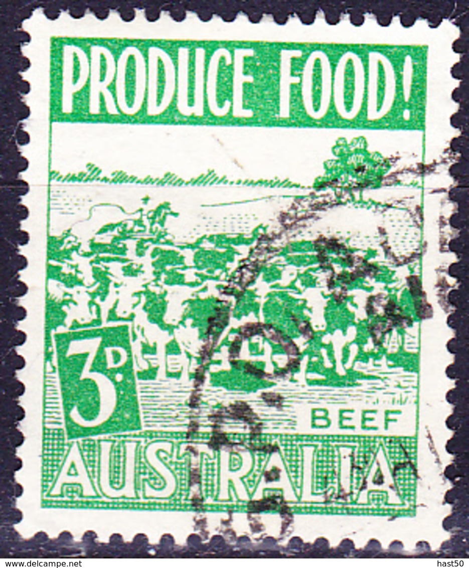 Australien Australia - Landesprodukte Fleisch (MiNr: 225) 1953 - Gest Used Obl - Used Stamps