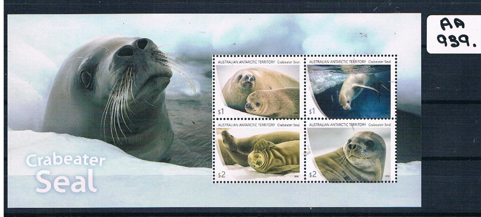 AUST-AAT 2018 SEAL'S 4VAL MINI SHEET MUH  AA939 - Unused Stamps