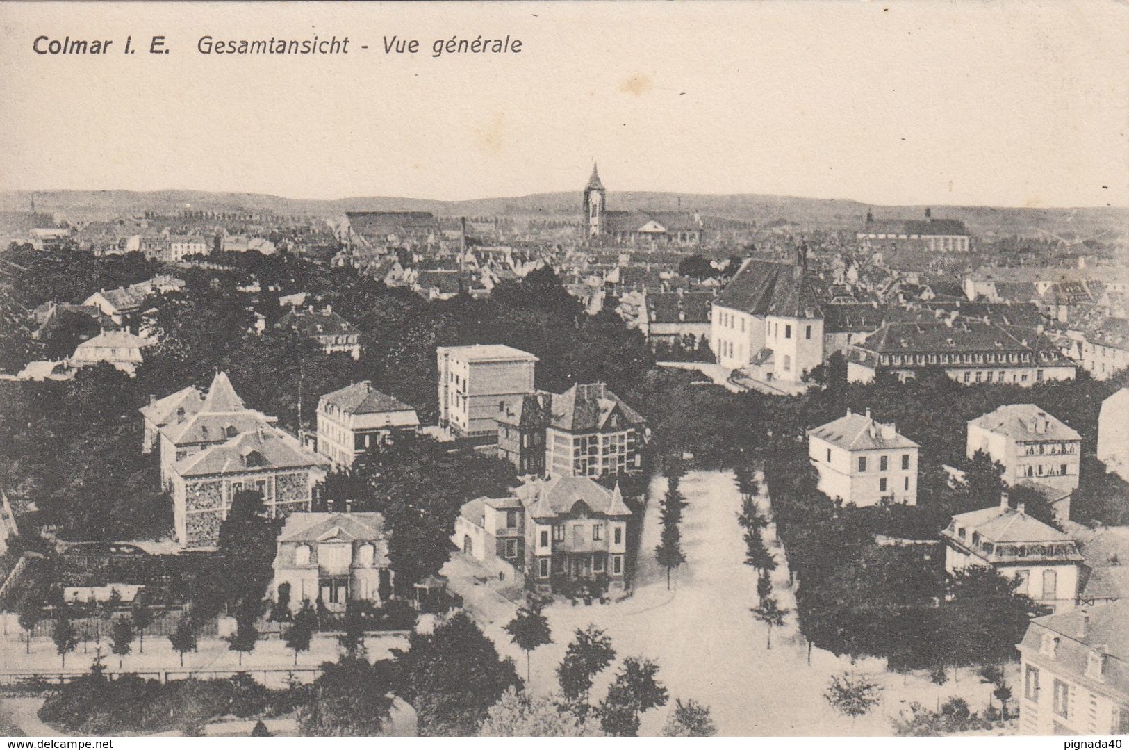 Cp , 68 , COLMAR I. E. , Gesamtansicht , Vue Générale - Colmar