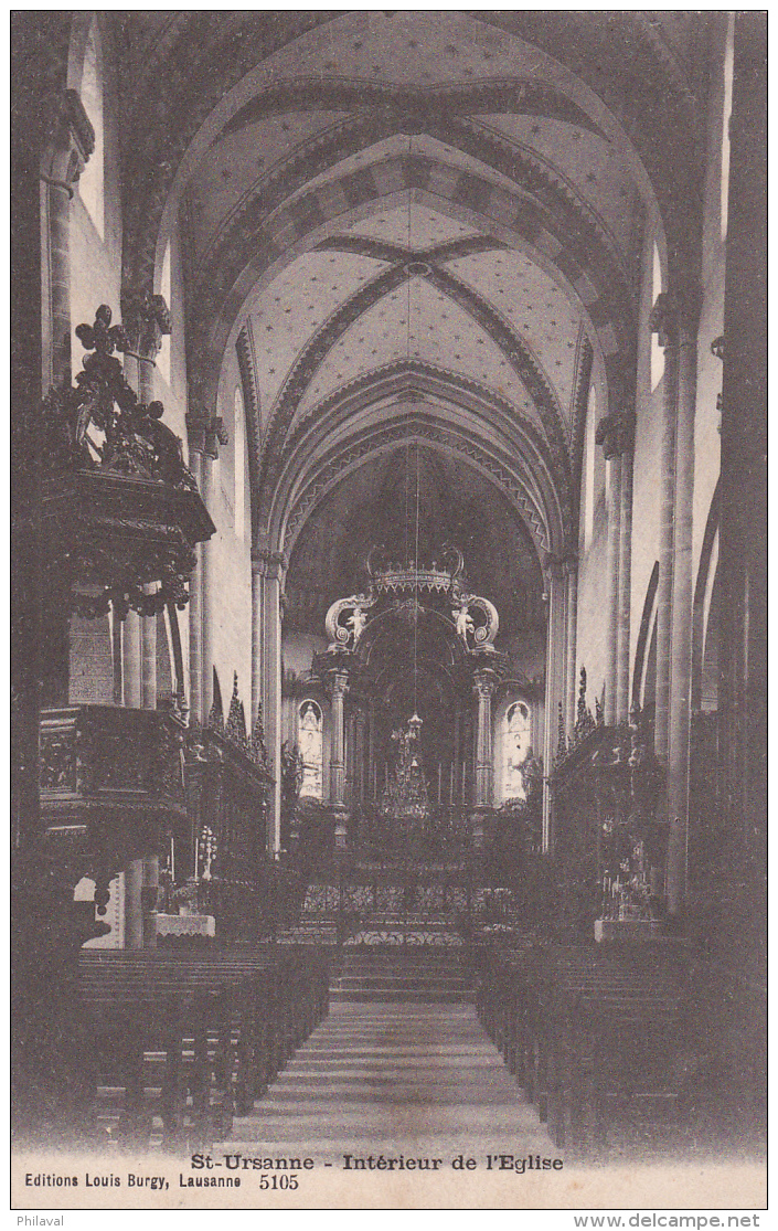 St.Ursanne : Intérieur De L'Eglise - Saint-Ursanne