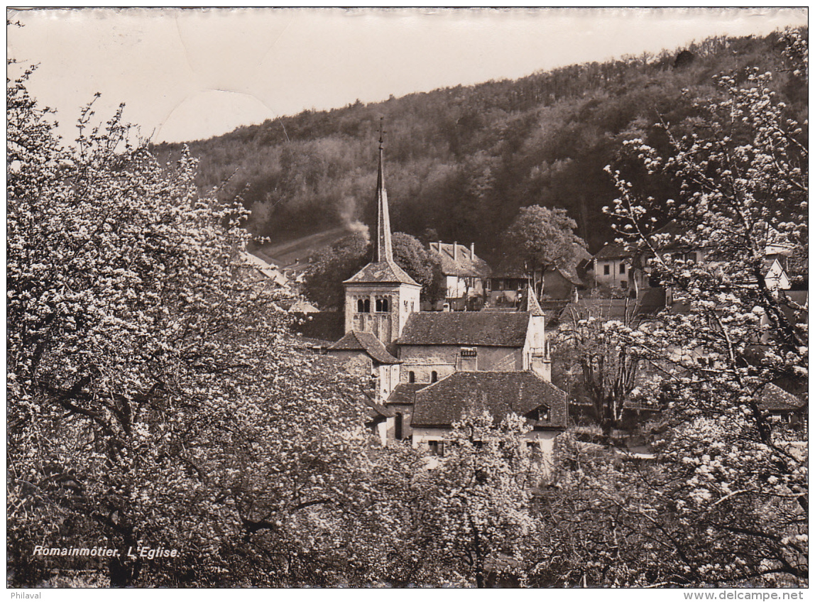 Romainmôtier : L'Eglise - Cp.10 X 15 - Romainmôtier-Envy