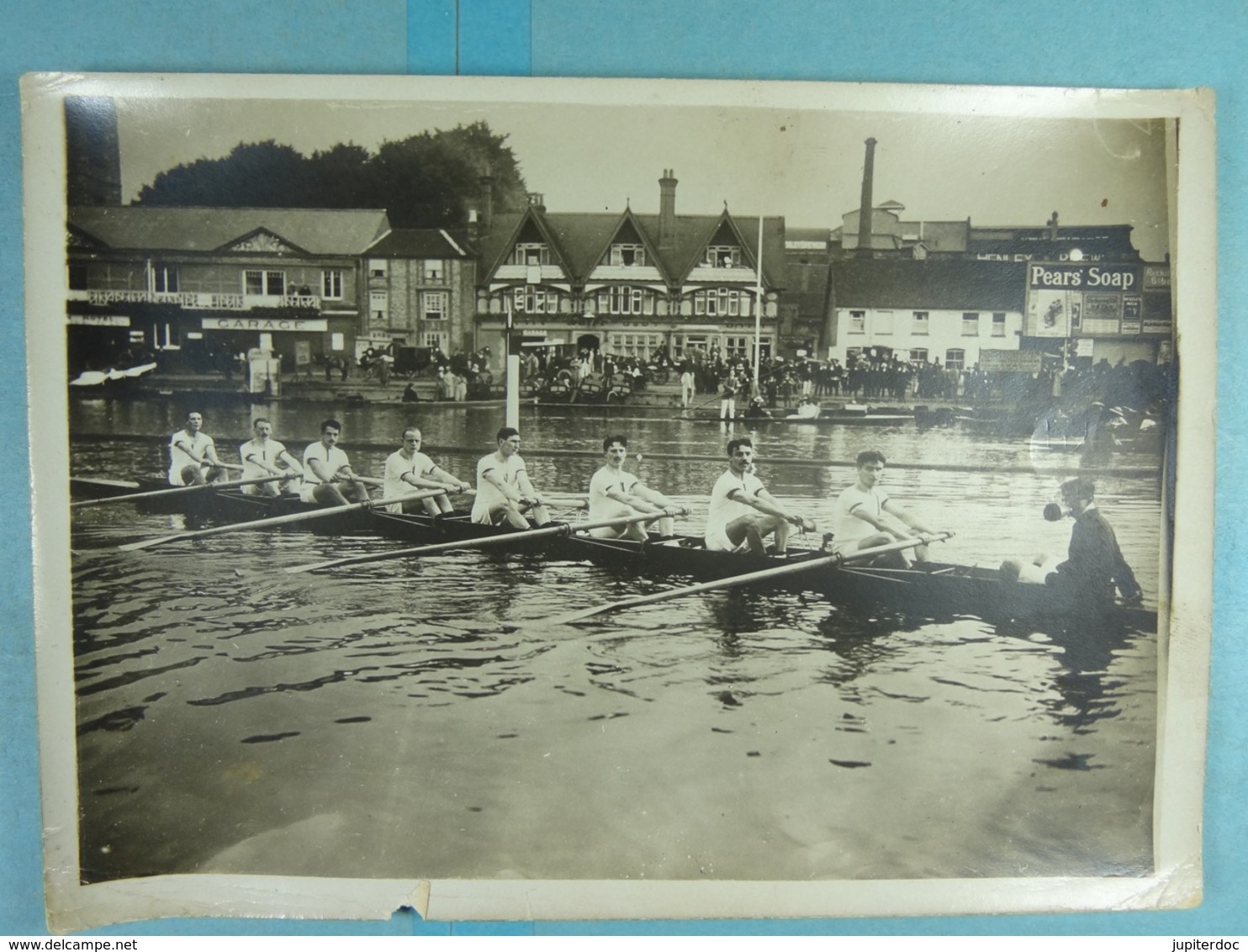 Photo De Presse (18 X 13) 1912 Londres L'équipe Du Rowning Club De??? Gagne La Coupe De La Tamise - Sport