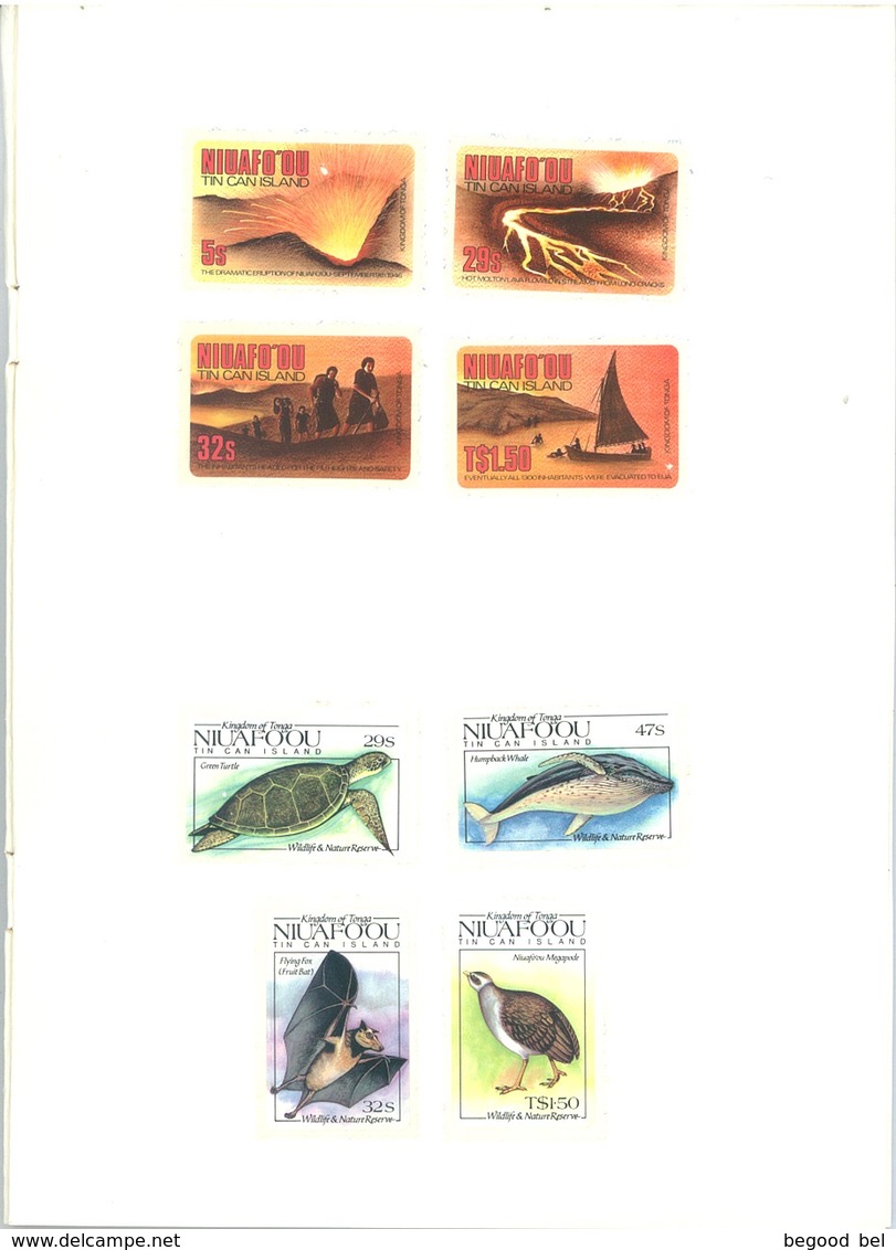 TONGA NIUAFO OU - 1983-1984 - ADHESIVE - SELECTION POST UPU HAMBURG 1984  - Lot 16751 - SEE DESCRIPTION