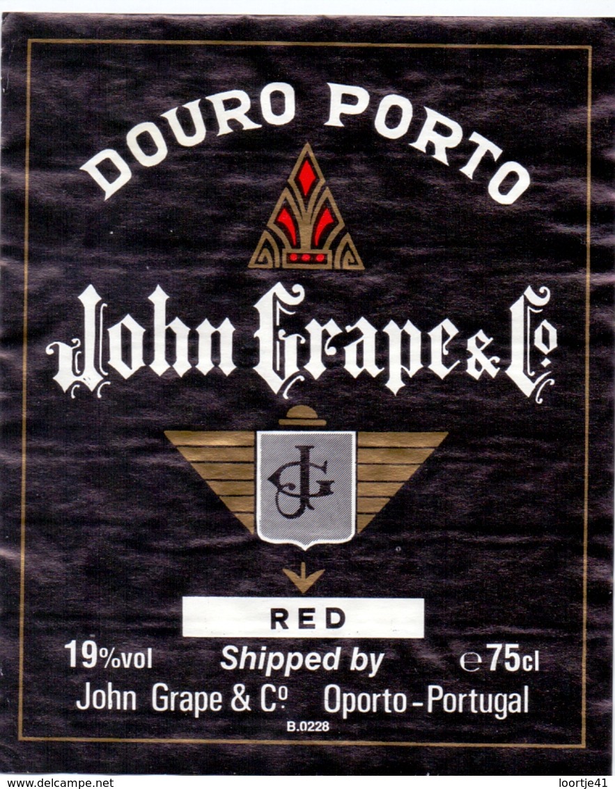Etiket Etiquette - Douro Porto - John Grape & C° - Autres & Non Classés