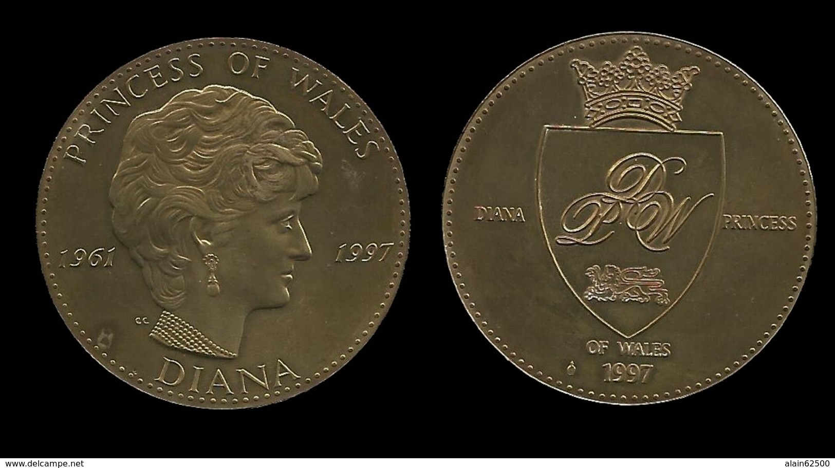 MEDAILLE DE DIANA . 1997 . - Monarchia / Nobiltà