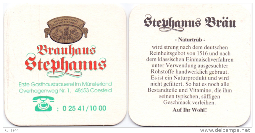 #D204-251 Viltje Brauhaus Stephanus - Sous-bocks