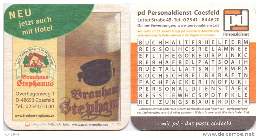 #D204-252 Viltje Brauhaus Stephanus - Sous-bocks