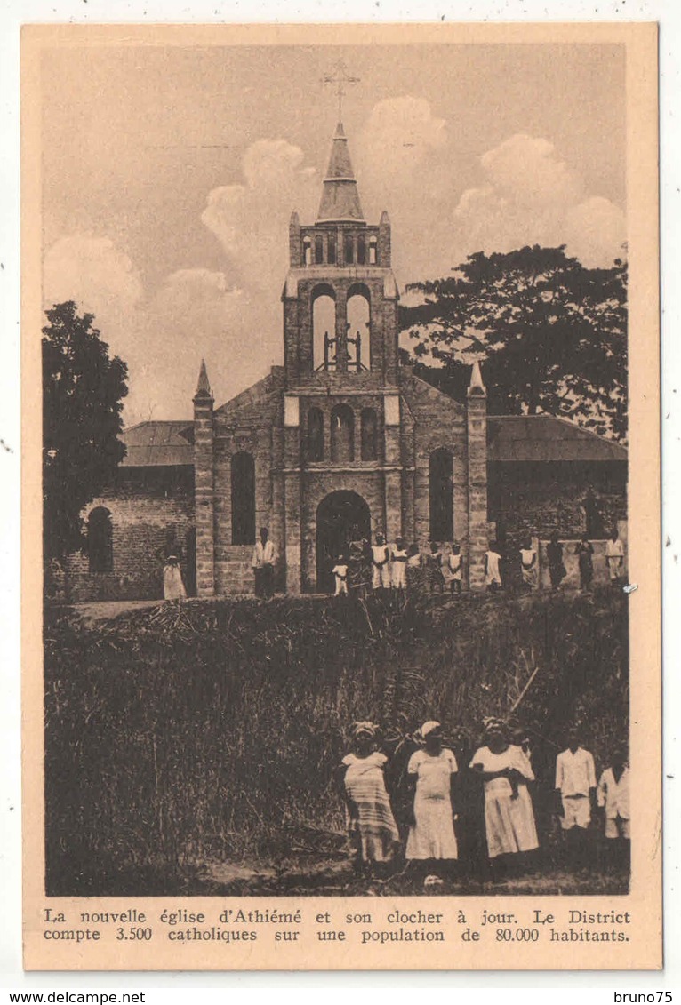 La Nouvelle église D'Athiémé Et Son Clocher à Jour - Benin