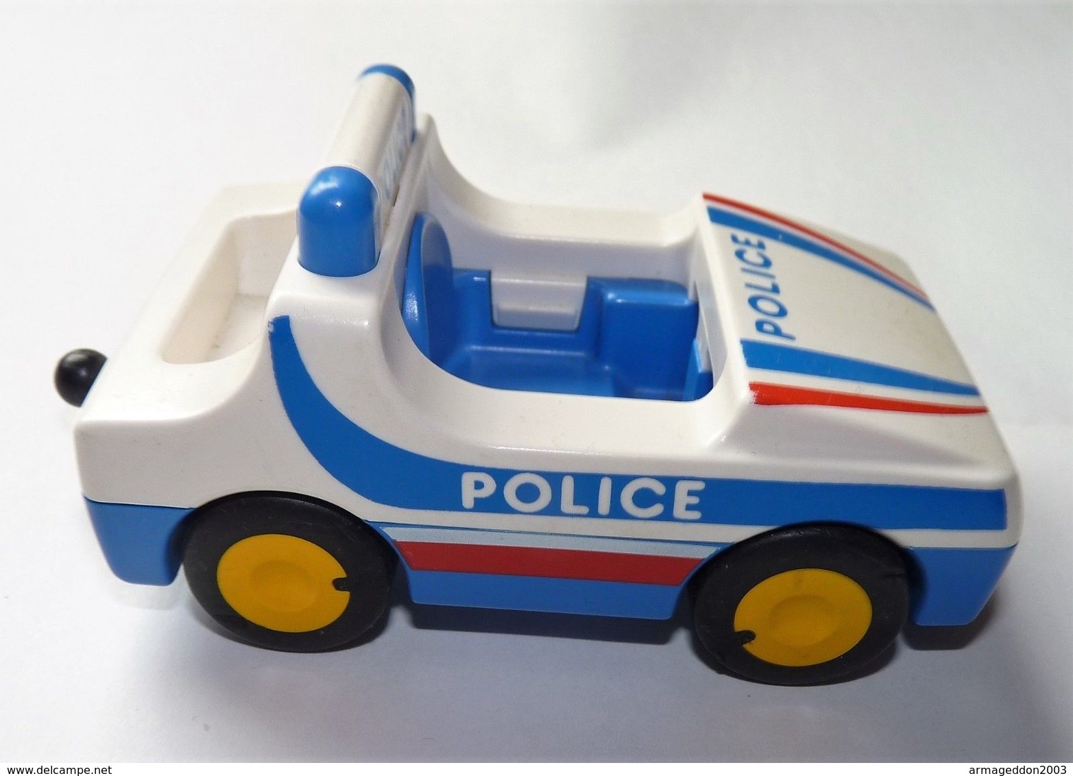 PLAYMOBIL GEOBRA 1990 VOITURE POLICE - Playmobil