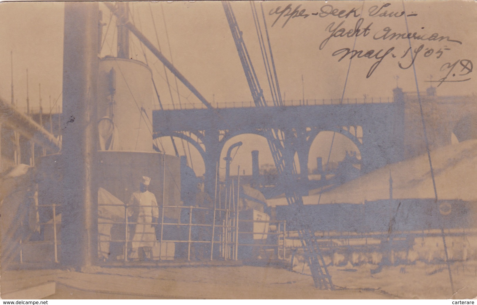 CARTE PHOTO,ETATS UNIS,amérique,united States,USA,YACHT PRESIDENTIEL,THEODORE ROOSEVELT,YACHT AMERICAN EN 1905,VAPEUR - Other & Unclassified