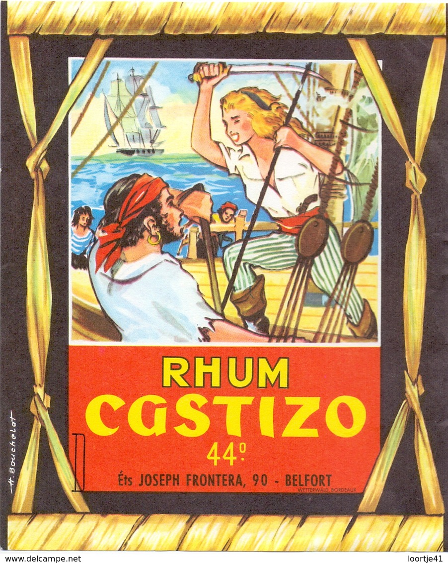 Etiket Etiquette - Rhum - Castizo - Belfort - Rhum