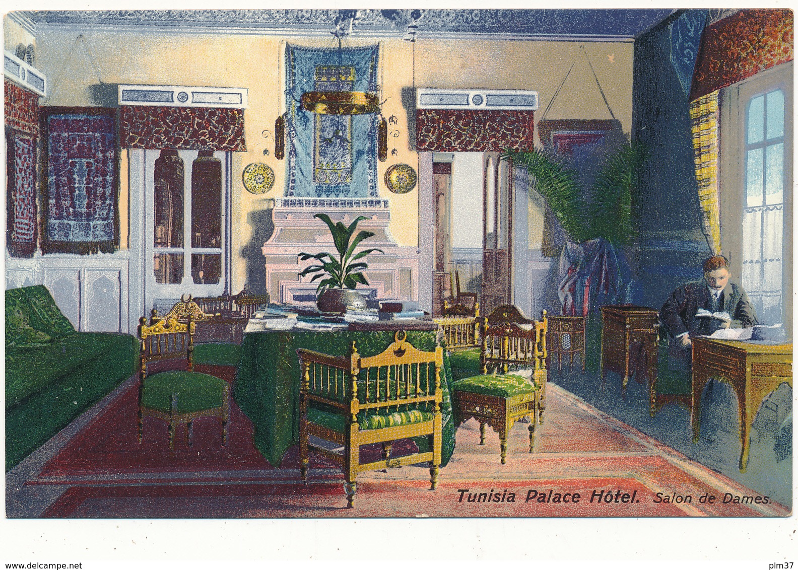 TUNIS - Tunisia Palace Hôtel, Salon De Dames - Lehnert & Landrock - Tunisia