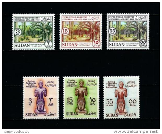 Sudán  N&ordm; Yvert  131/3-134/6  En Nuevo - Sudan (1954-...)