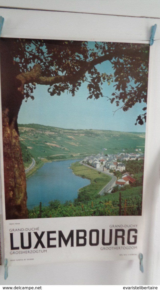 AFFICHE :LUXEMBOURG , Grand-Duché    ,H 95,08,L 62 - Affiches