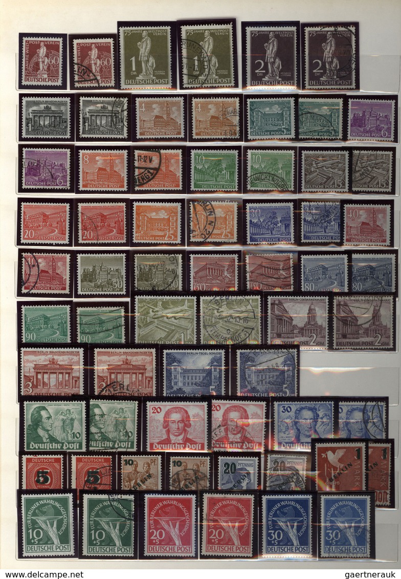 29038 Nachlässe: Spannender Briefmarkennachlass In 18 Alben Mit Schwerpunkt Deutschland, Dabei Altdeutschl - Kilowaar (min. 1000 Zegels)