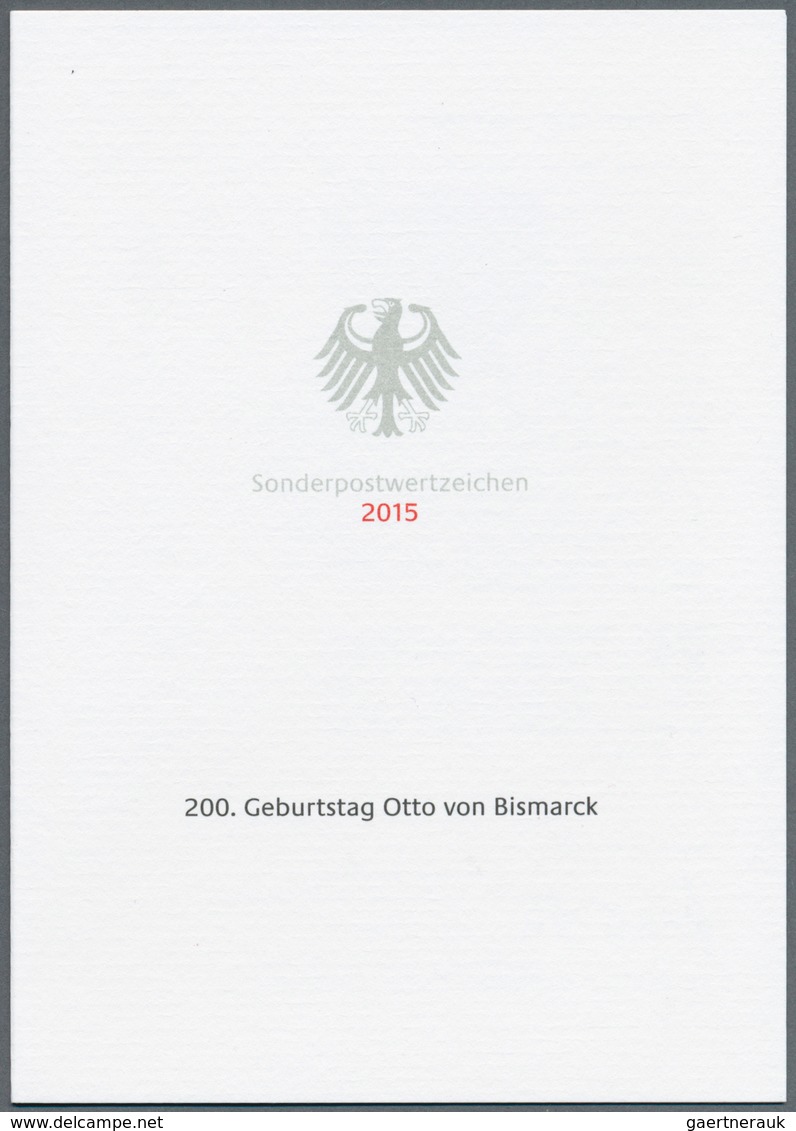 29042 Nachlässe: 2002/2015. Riesige Sammlung Von Einigen Hundert MINISTER-KLAPPKARTEN Mit Den Deutschen So - Lots & Kiloware (mixtures) - Min. 1000 Stamps