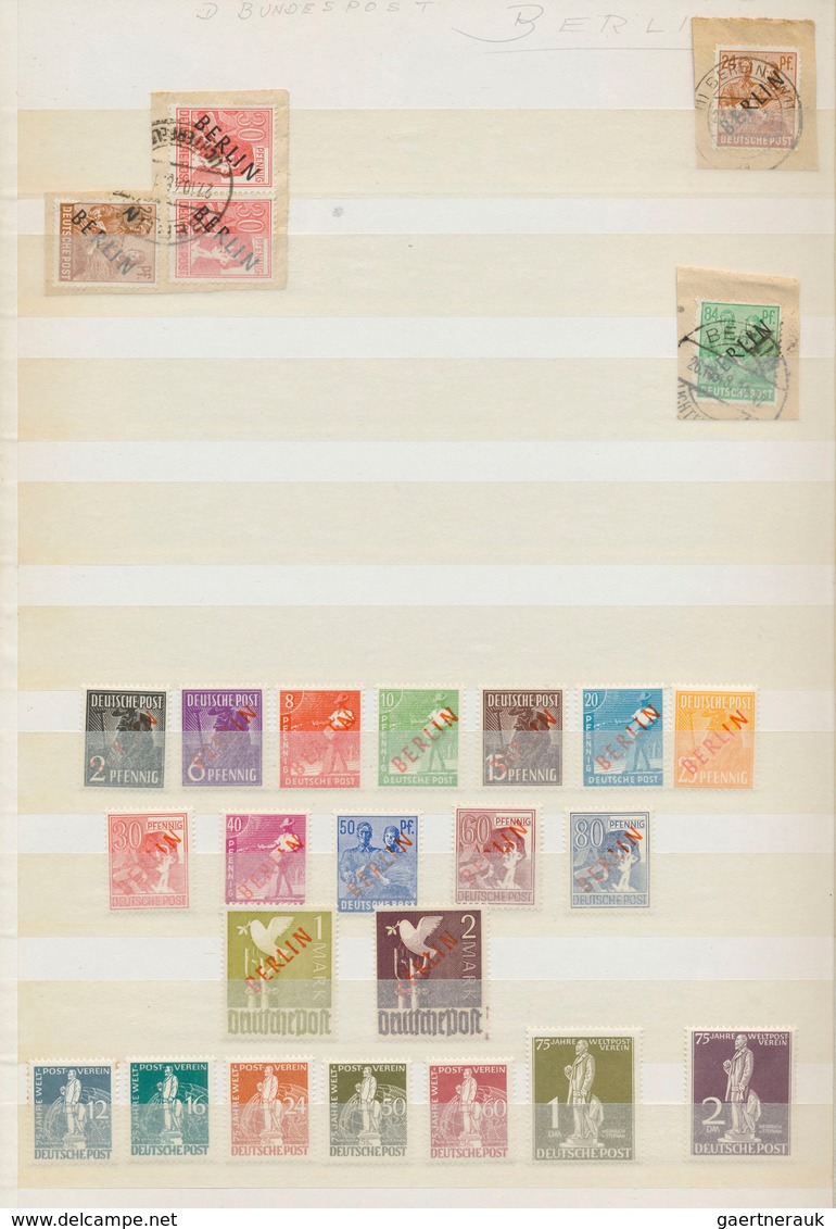 29059 Nachlässe: Kellerfund, Etwas Muffig In 5 Kartons, Dabei Posthorn In Paaren (einige Werte Haftspuren) - Lots & Kiloware (mixtures) - Min. 1000 Stamps