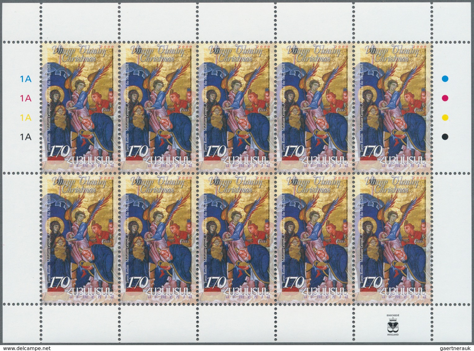 29413 Armenien: 1996/2001. Stocklot With Mint, NH, Stamps, Souvenir And Miniature Sheets From The Mentione - Armenië