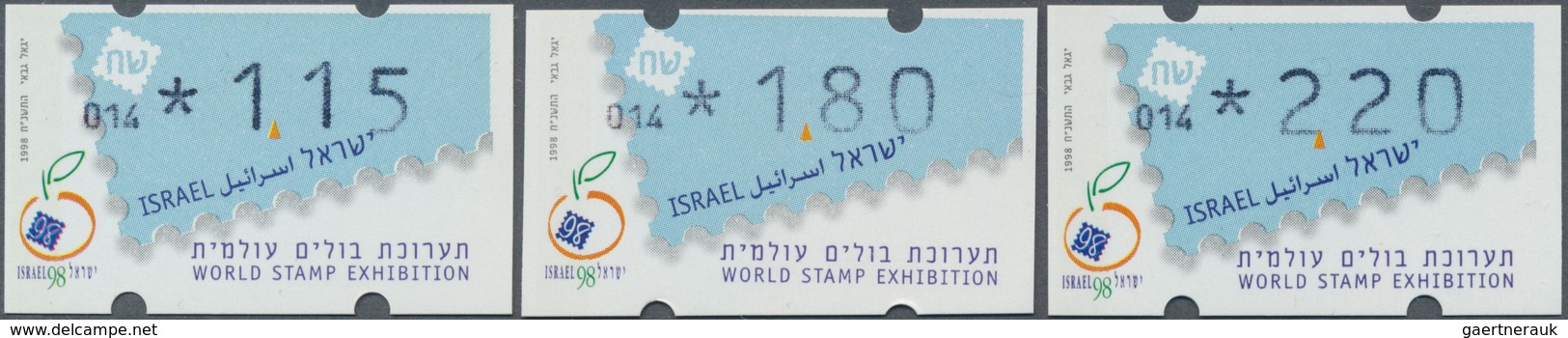 29452A Israel - Automatenmarken: 1988 - 1998. ATM Postage Labels. Frama, Klüssendorf. Huge Lot Of All Issue - Iran