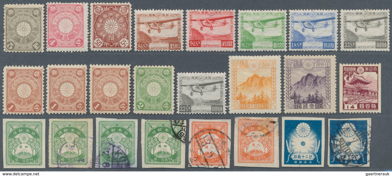 29456 Japan: 1872/2003 (ca.), Mint MNH Or MM And Used Collection On Pages And Mainly Stockcards. - Autres & Non Classés