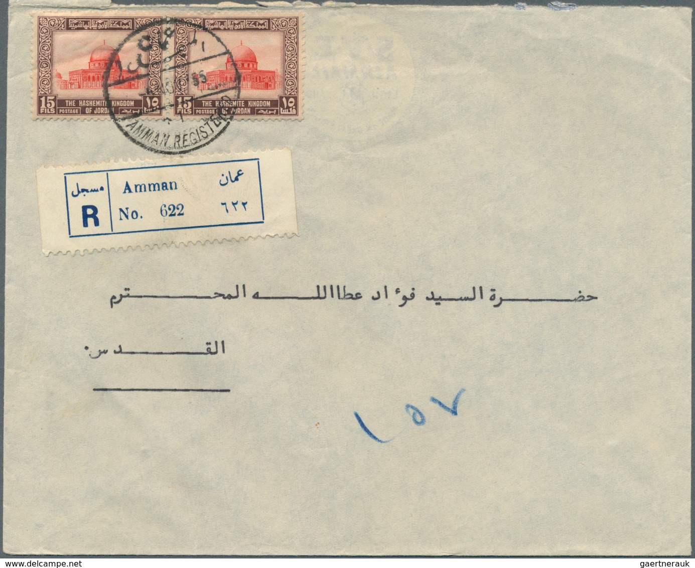 29488 Jordanien: 1925-60, Box Containing "Transjordan Cancellations Collection" On 1677 Covers, Most Amman - Jordanië