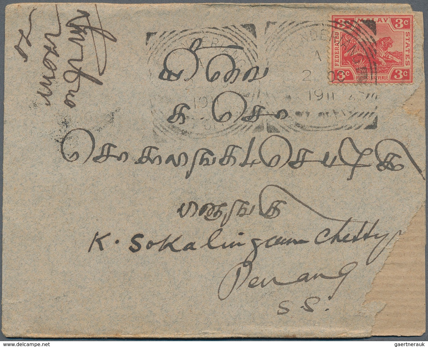 29506 Malaiische Staaten - Perak: 1910's-1930's (mostly): More Than 200 Covers And (few) Postal Stationery - Perak