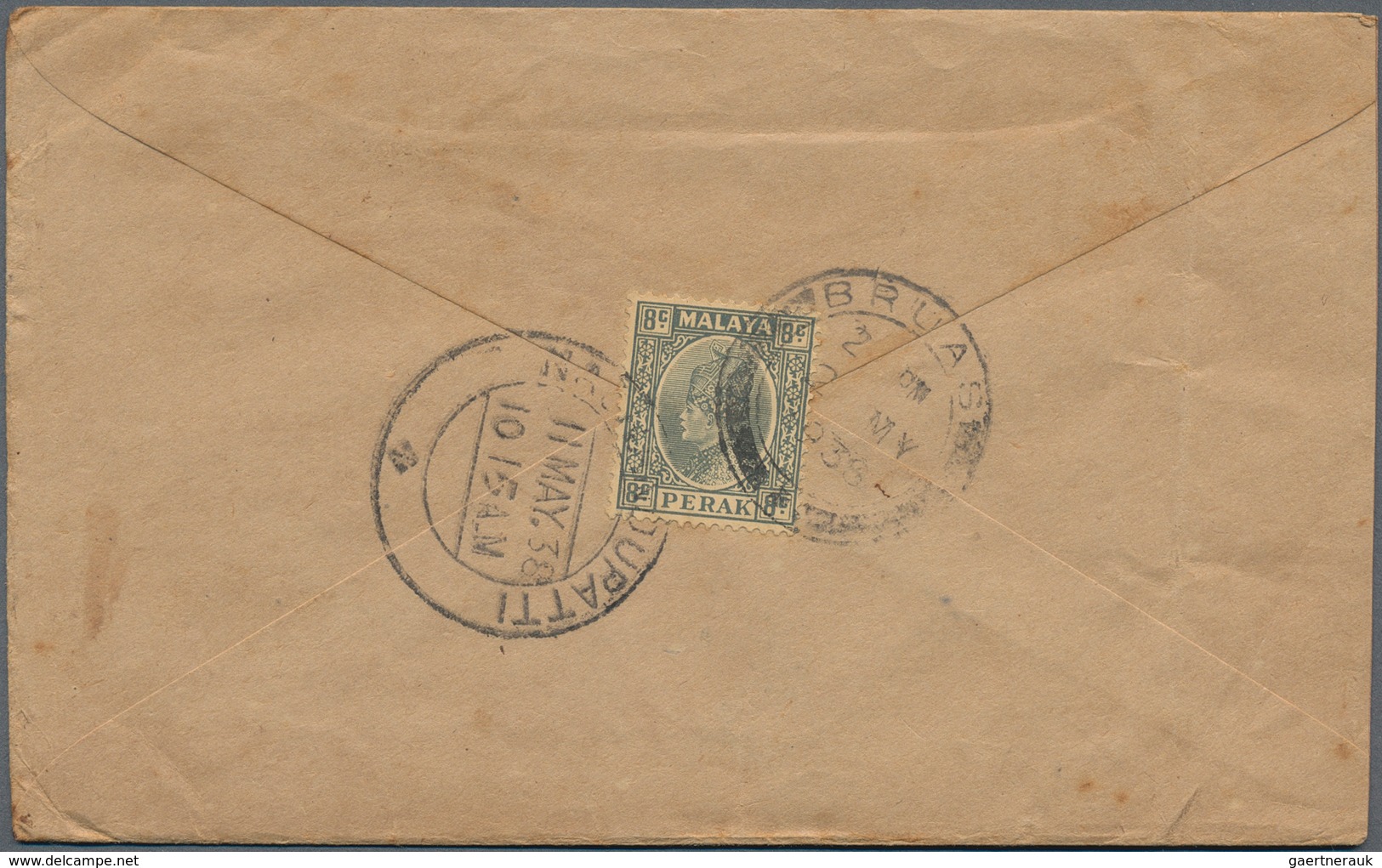 29506 Malaiische Staaten - Perak: 1910's-1930's (mostly): More Than 200 Covers And (few) Postal Stationery - Perak