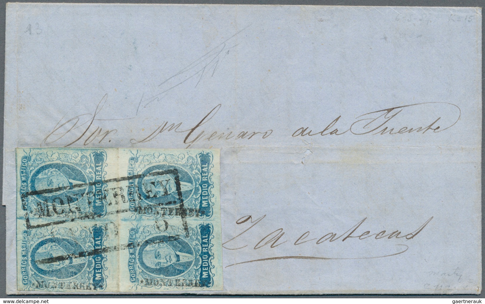 29513 Mexiko: 1856/1980(ca.), Scarce Collection Of Ca. 1000 Covers (ca. 250 Of Them Before 1900!) With A H - Mexico