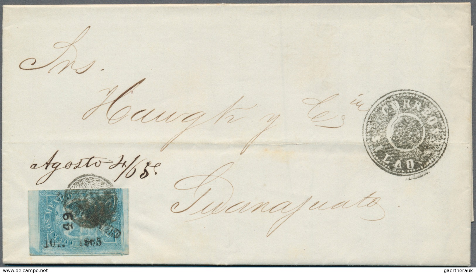 29513 Mexiko: 1856/1980(ca.), Scarce collection of ca. 1000 covers (ca. 250 of them before 1900!) with a h