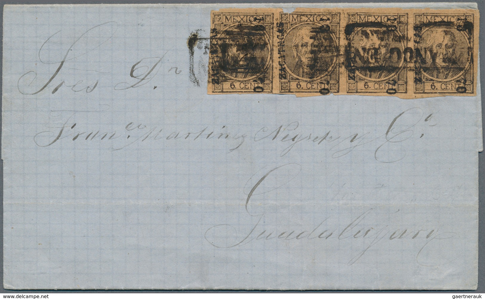 29513 Mexiko: 1856/1980(ca.), Scarce collection of ca. 1000 covers (ca. 250 of them before 1900!) with a h