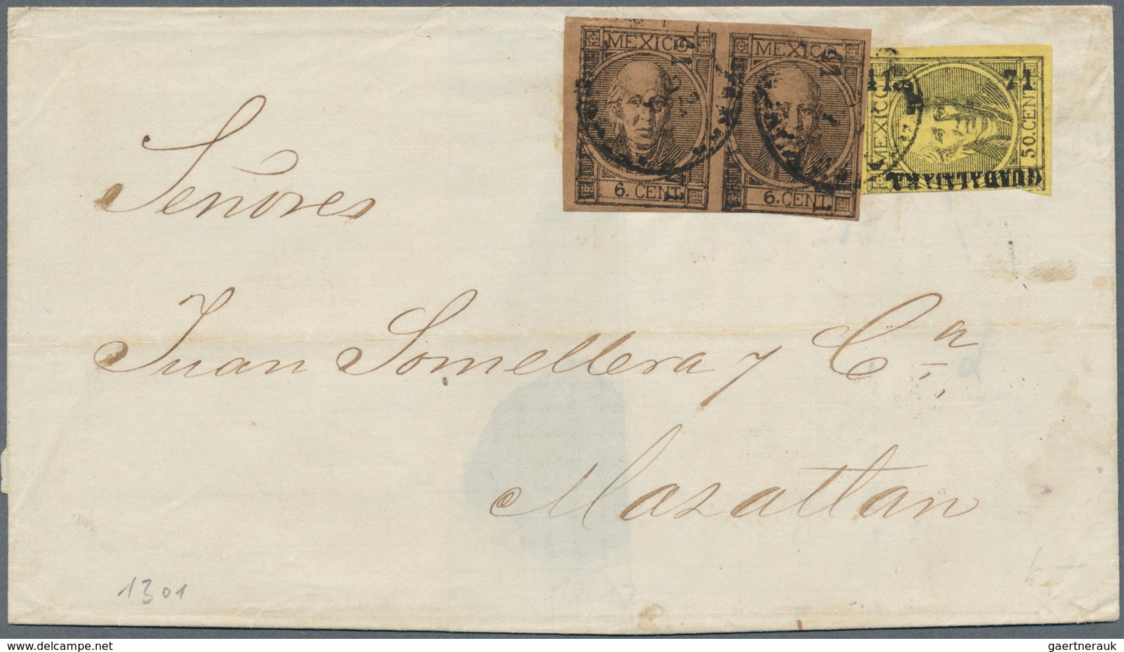 29513 Mexiko: 1856/1980(ca.), Scarce collection of ca. 1000 covers (ca. 250 of them before 1900!) with a h