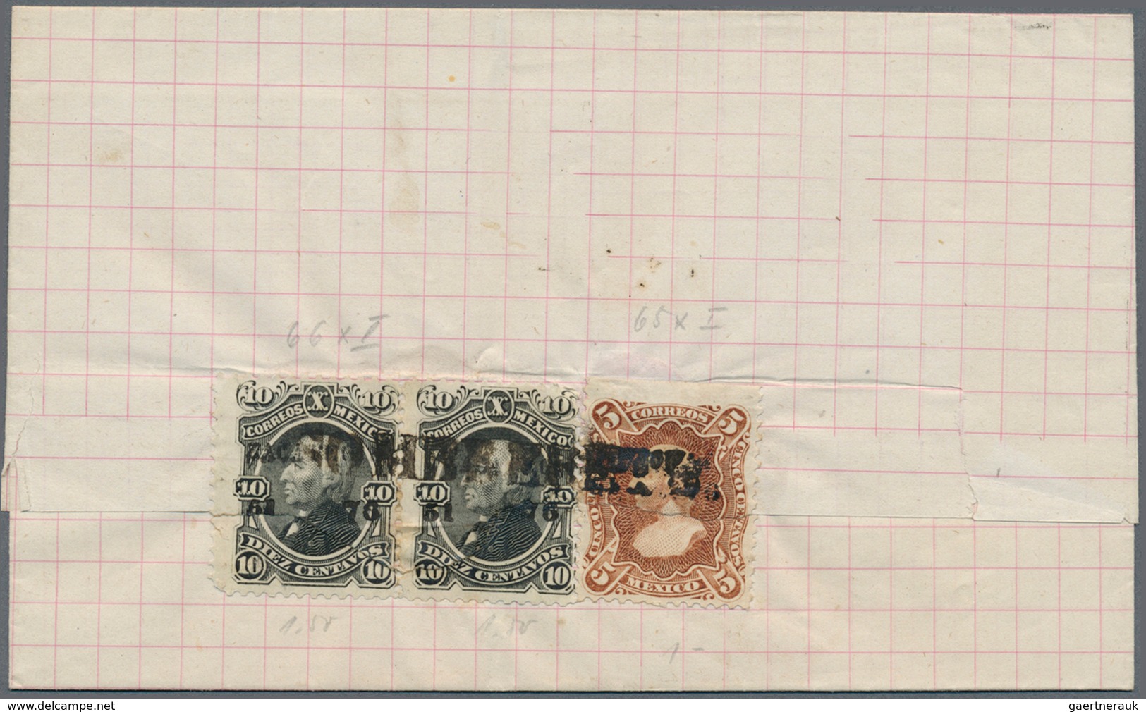 29513 Mexiko: 1856/1980(ca.), Scarce collection of ca. 1000 covers (ca. 250 of them before 1900!) with a h