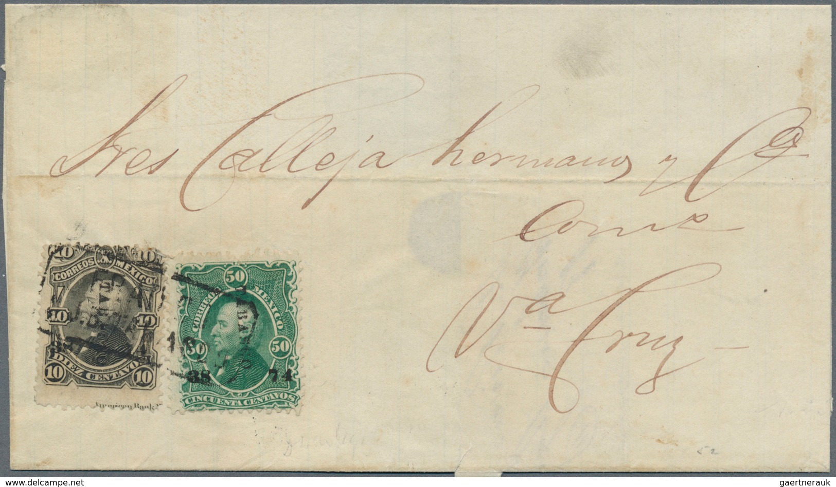 29513 Mexiko: 1856/1980(ca.), Scarce collection of ca. 1000 covers (ca. 250 of them before 1900!) with a h