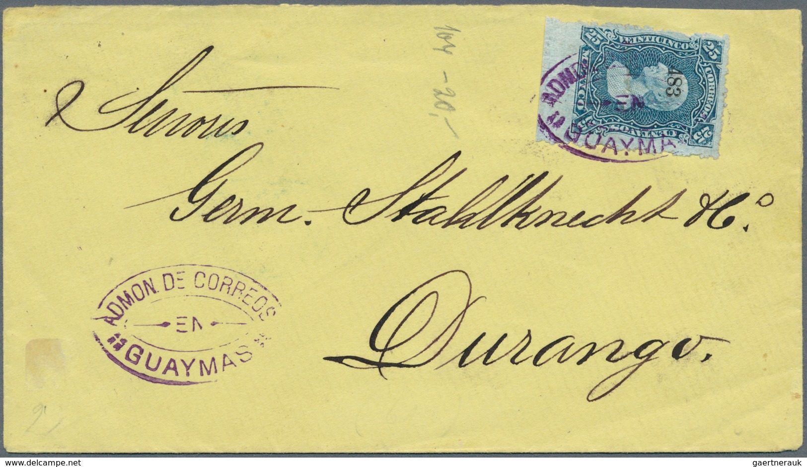 29513 Mexiko: 1856/1980(ca.), Scarce collection of ca. 1000 covers (ca. 250 of them before 1900!) with a h