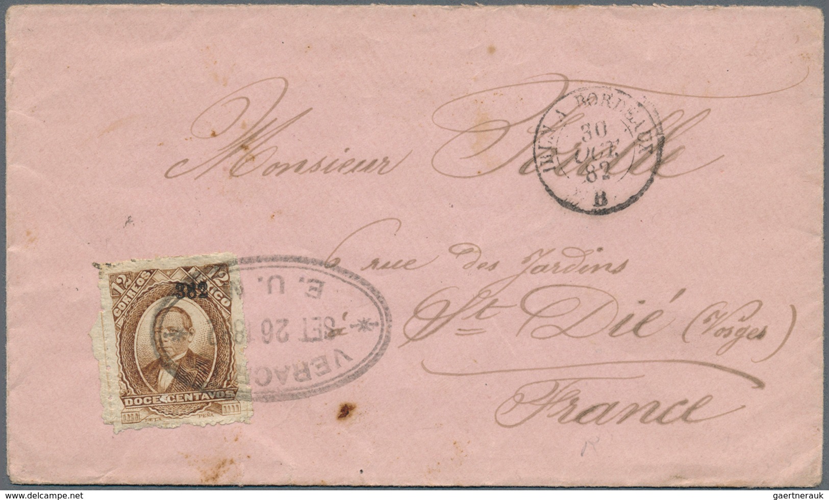 29513 Mexiko: 1856/1980(ca.), Scarce collection of ca. 1000 covers (ca. 250 of them before 1900!) with a h