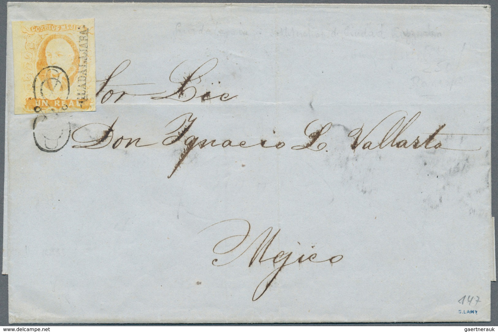 29513 Mexiko: 1856/1980(ca.), Scarce collection of ca. 1000 covers (ca. 250 of them before 1900!) with a h