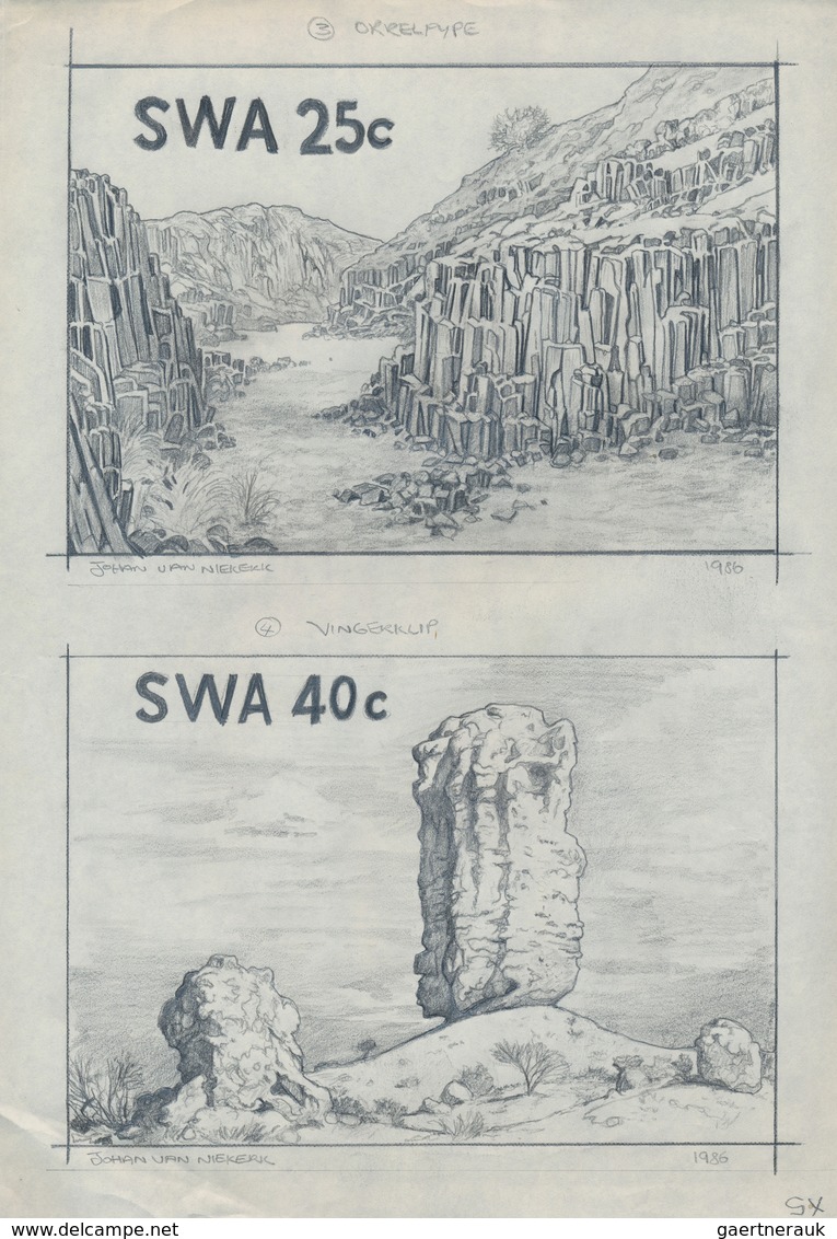 29555 Südwestafrika: 1970/1994, Miscellaneous Balance In A Box, Comprising Especially A Good Range Of ARTI - Zuidwest-Afrika (1923-1990)