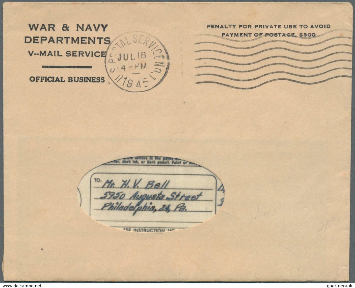 29565 Vereinigte Staaten Von Amerika: 1942/1951, Field Post WWII/German POW Mail, Assortment Of 65 Covers/ - Andere & Zonder Classificatie