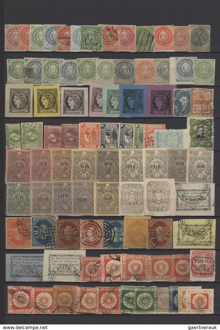 29576 Alle Welt: 1860/1960 (approx), Overseas/Europe/Germany. Collection of 1,000s FORGERIES, REPRINTS, BO