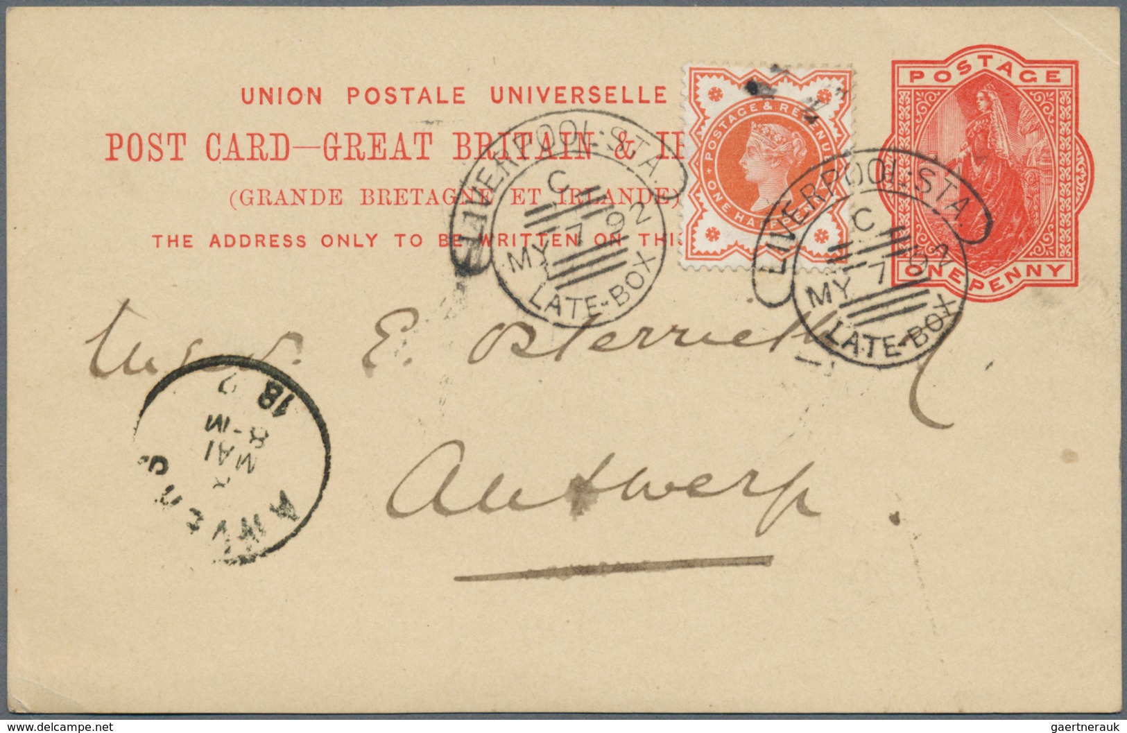 29581 Alle Welt: 1870/1940 Ca., Comprehensive Lot With Ca.270 Covers, Comprising Mainly Postal Stationerie - Verzamelingen (zonder Album)
