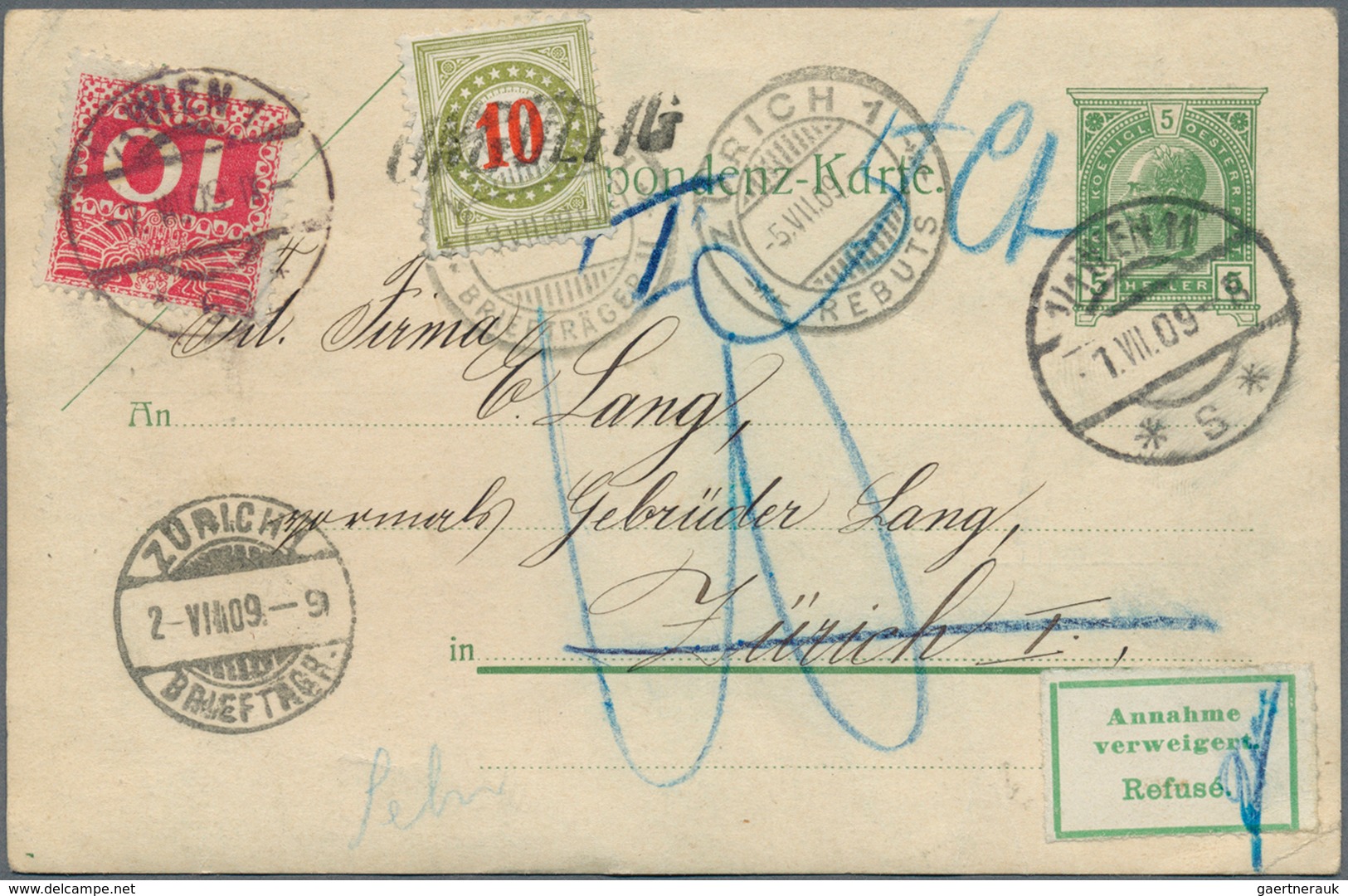 29581 Alle Welt: 1870/1940 ca., comprehensive lot with ca.270 covers, comprising mainly postal stationerie