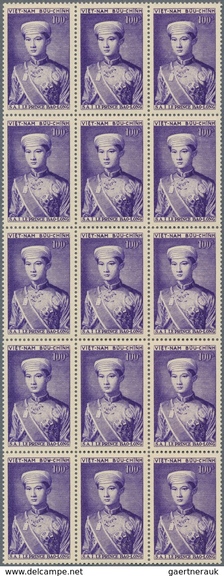 29595 Asien: 1954/1967, U/m Investment Lot Of Apparently Only Complete Sets, Comprising Vietnam, Laos, Ade - Andere-Azië