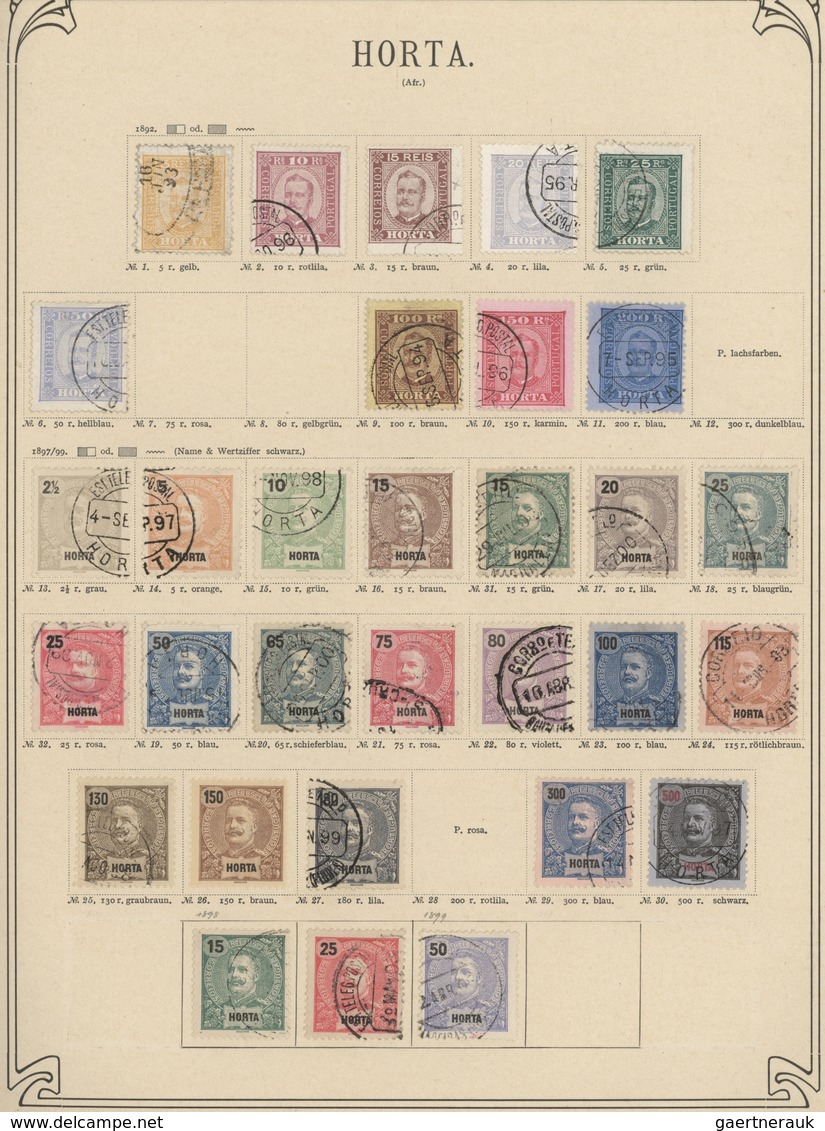 29607 Portugiesische Kolonien: 1850/1914: a thick Art Noveau album "Spanish & Portuguese Colonies", well f